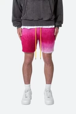 Brushed Gradient Shorts - Pink