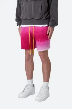 Brushed Gradient Shorts - Pink -clothing Brushed Gradient Shorts Pink 4
