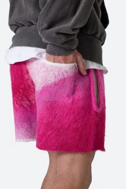 Brushed Gradient Shorts - Pink -clothing Brushed Gradient Shorts Pink 8