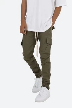 Cargo Drawcord II Pants - Olive -clothing Cargo Drawcord II Pants Olive 7