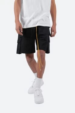 Cargo Drawcord Shorts - Black -clothing Cargo Drawcord Shorts Black 6 d4bf8848 de24 4c4d 81ad 770832c05433