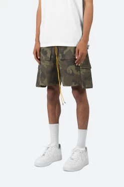 Cargo Drawcord Shorts - Camo -clothing Cargo Drawcord Shorts Camo 3