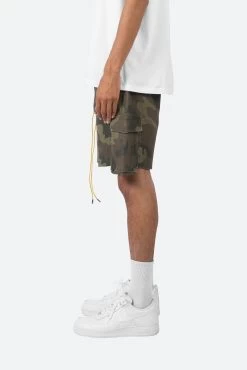 Cargo Drawcord Shorts - Camo -clothing Cargo Drawcord Shorts Camo 4