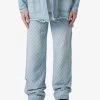 Checkerboard Carpenter Denim - Blue/White 1 Checkerboard Carpenter Denim - Blue/White -clothing Checkerboard Carpenter Denim BlueWhite