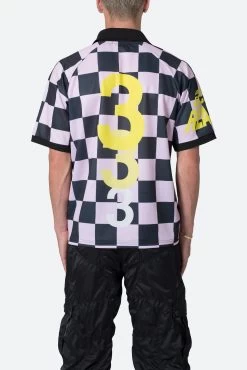 Checkered Jersey - Pink -clothing Checkered Jersey Pink 6