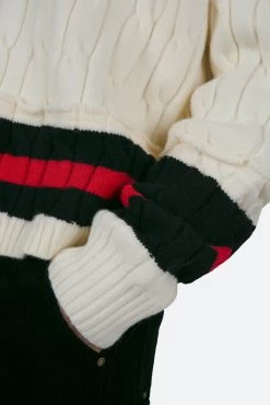 Classic V Neck Sweater - Off White -clothing Classic V Neck Sweater Off White 8