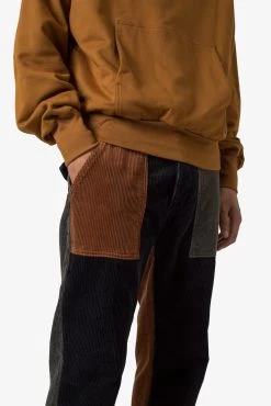 Color Block Corduroy Pants - Multi -clothing Color Block Corduroy Pants Multi 7