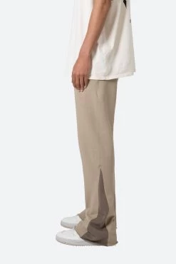 Contrast Bootcut Sweatpants - Earth -clothing Contrast Bootcut Sweatpants Earth 4