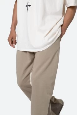 Contrast Bootcut Sweatpants - Earth -clothing Contrast Bootcut Sweatpants Earth 7