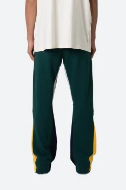 Contrast Bootcut Sweatpants - Green 15 Contrast Bootcut Sweatpants - Green -clothing Contrast Bootcut Sweatpants Green 6