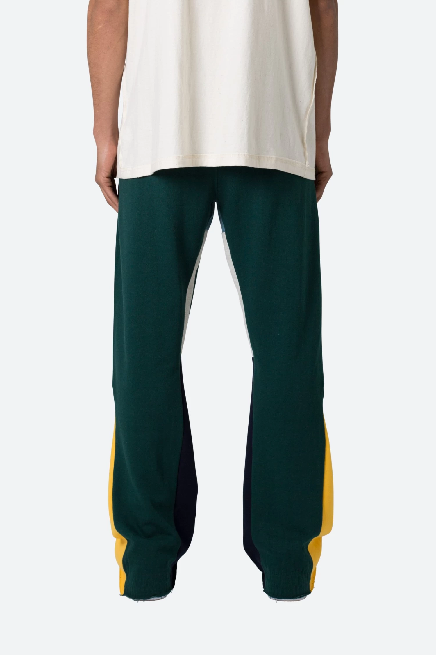 Contrast Bootcut Sweatpants - Green 8 Contrast Bootcut Sweatpants - Green - Image 6