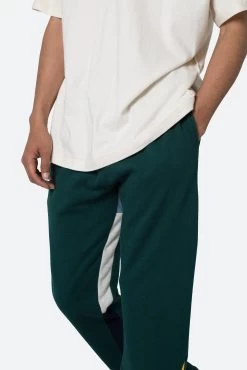 Contrast Bootcut Sweatpants - Green 16 Contrast Bootcut Sweatpants - Green -clothing Contrast Bootcut Sweatpants Green 7