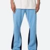 Contrast Bootcut Sweatpants - Light Blue -clothing Contrast Bootcut Sweatpants Light Blue