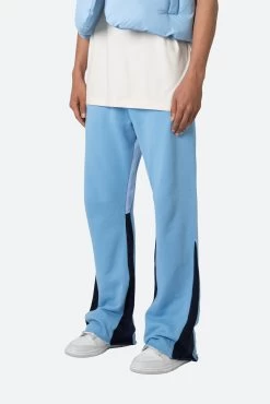 Contrast Bootcut Sweatpants - Light Blue -clothing Contrast Bootcut Sweatpants Light Blue 4