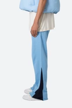 Contrast Bootcut Sweatpants - Light Blue -clothing Contrast Bootcut Sweatpants Light Blue 5