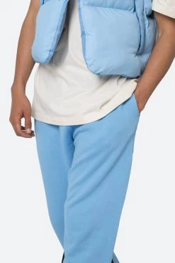 Contrast Bootcut Sweatpants - Light Blue -clothing Contrast Bootcut Sweatpants Light Blue 7