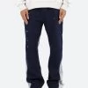 Contrast Bootcut Sweatpants - Navy 2 Contrast Bootcut Sweatpants - Navy -clothing Contrast Bootcut Sweatpants Navy