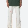 Contrast Bootcut Sweatpants - Off White -clothing Contrast Bootcut Sweatpants Off White