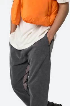 Contrast Bootcut Sweatpants - Vintage Black -clothing Contrast Bootcut Sweatpants Vintage Black 7