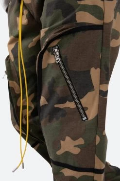 Contrast Taped Cargo Pants - Camo -clothing Contrast Taped Cargo Pants Camo 9