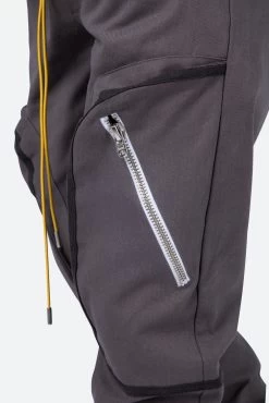 Contrast Taped Cargo Pants - Charcoal Grey 16 Contrast Taped Cargo Pants - Charcoal Grey -clothing Contrast Taped Cargo Pants Charcoal Grey 7