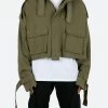 Cropped M65 Jacket - Olive 1 Cropped M65 Jacket - Olive -clothing Cropped M65 Jacket Olive