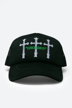 Crosses Trucker Cap - Black