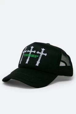 Crosses Trucker Cap - Black -clothing Crosses Trucker Cap Black 3