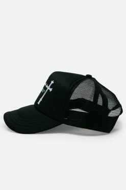 Crosses Trucker Cap - Black -clothing Crosses Trucker Cap Black 4