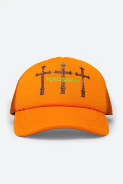 Crosses Trucker Cap - Orange