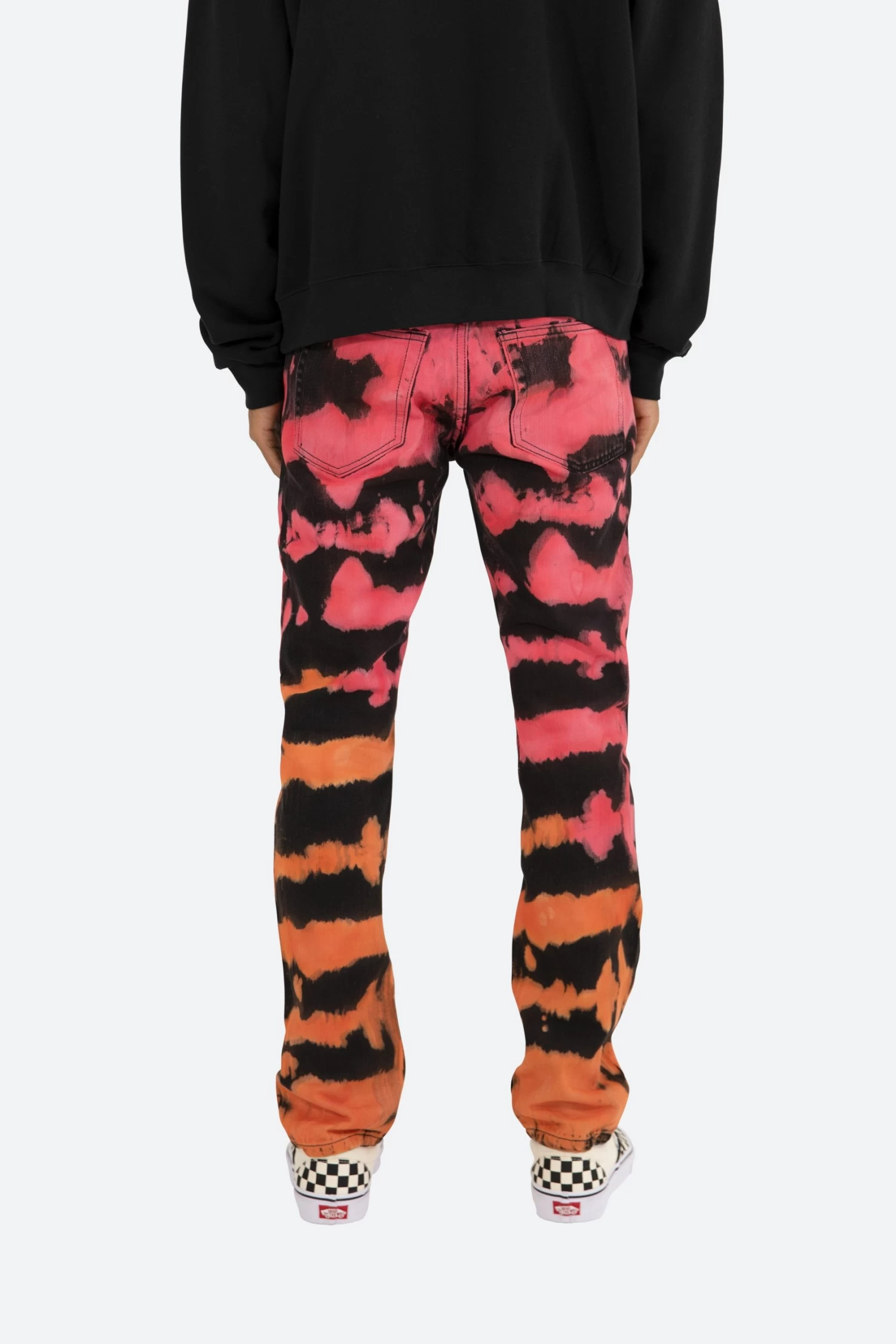 D105 Straight Denim - Orange 7 D105 Straight Denim - Orange - Image 5