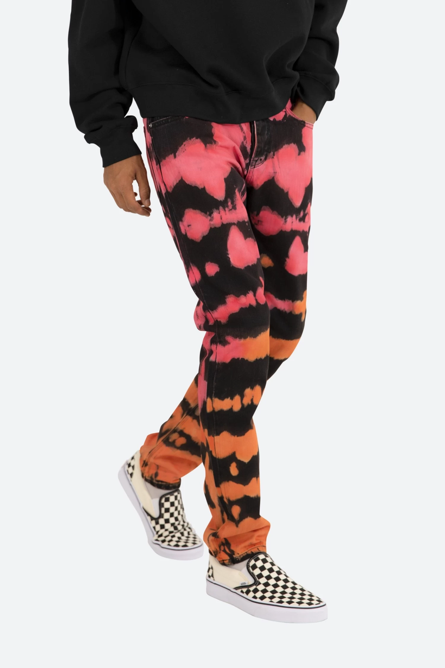 D105 Straight Denim - Orange 8 D105 Straight Denim - Orange - Image 6