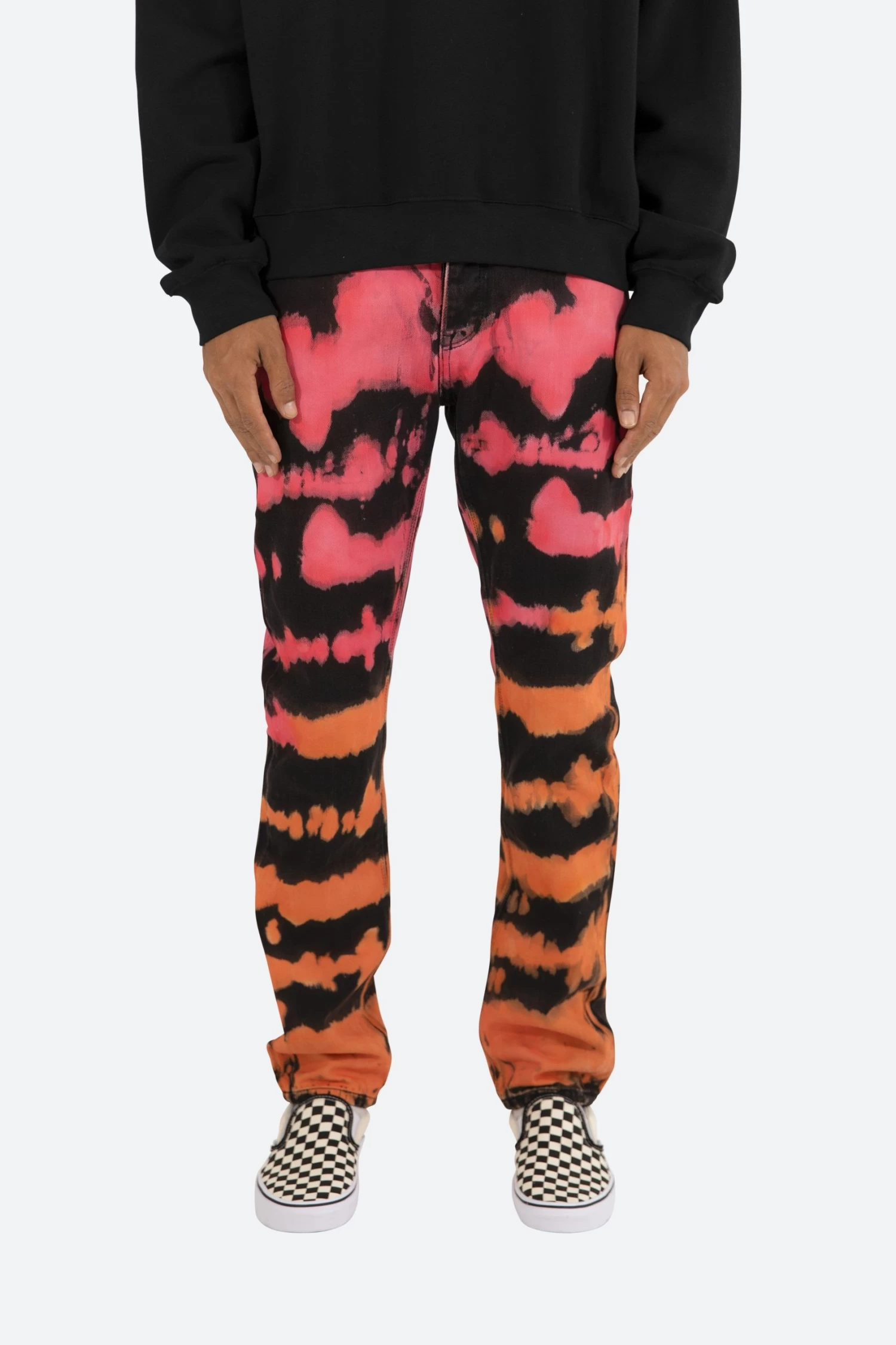 D105 Straight Denim - Orange 3 D105 Straight Denim - Orange