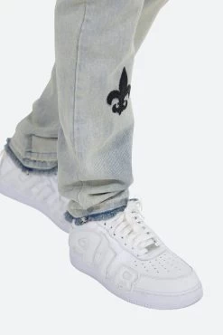 D112 Fleur Straight Denim - Blue -clothing D112 Fleur Straight Denim Blue 8