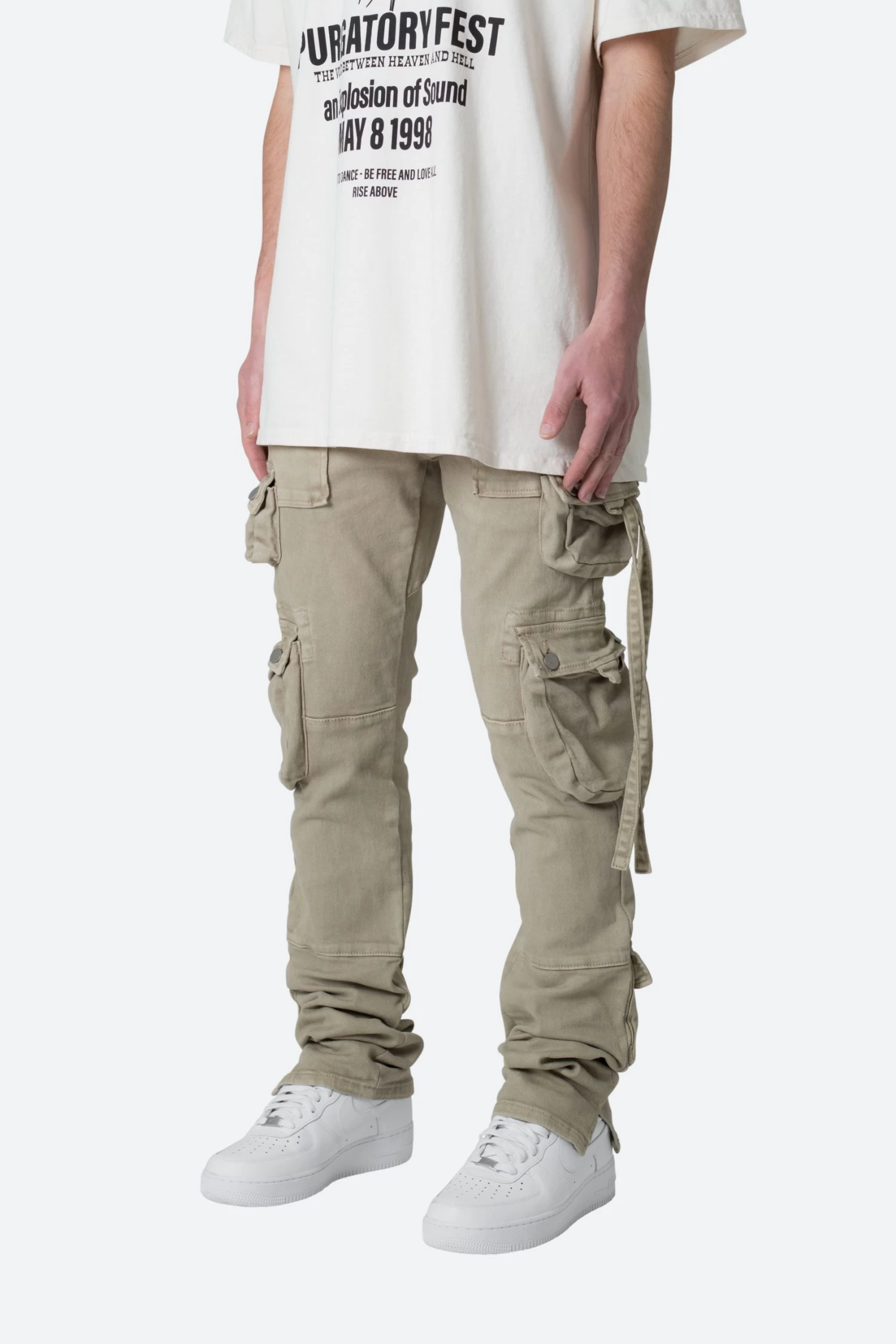 D152 Cargo Straight Denim - Brown 6 D152 Cargo Straight Denim - Brown - Image 4