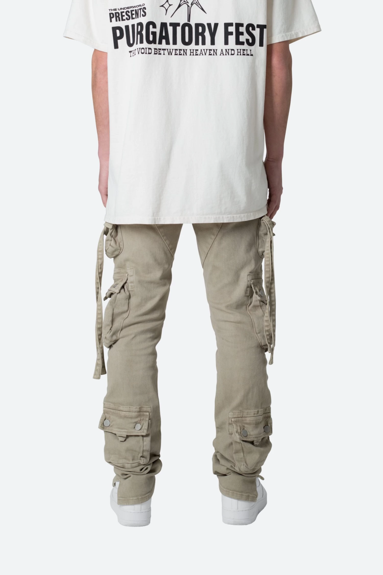 D152 Cargo Straight Denim - Brown 8 D152 Cargo Straight Denim - Brown - Image 6