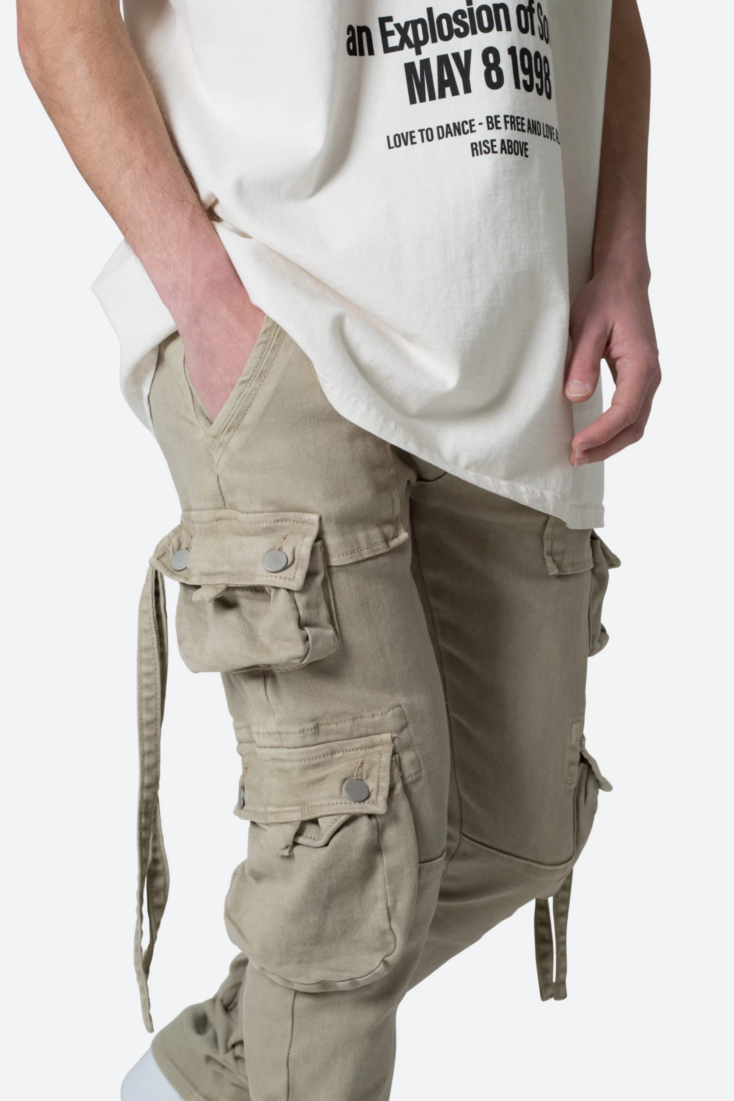 D152 Cargo Straight Denim - Brown 9 D152 Cargo Straight Denim - Brown - Image 7