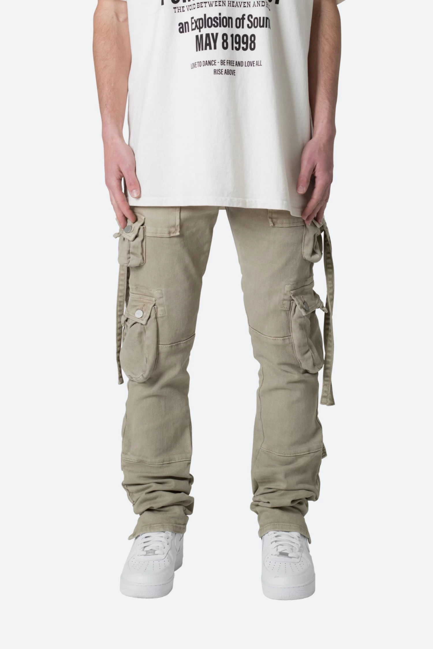 D152 Cargo Straight Denim - Brown 3 D152 Cargo Straight Denim - Brown