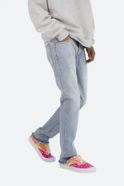 D212 Straight Denim - Blue -clothing D212 Straight Denim Blue 7