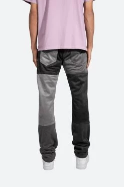 D354 Patchwork Straight Denim - Black -clothing D354 Patchwork Straight Denim Black 6