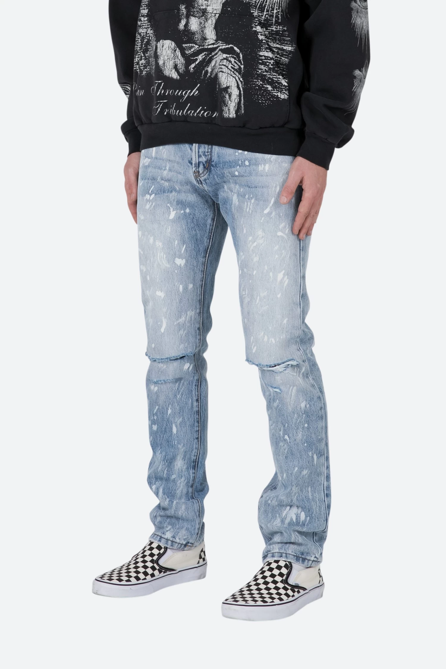 D496 Straight Denim - Blue 5 D496 Straight Denim - Blue - Image 3