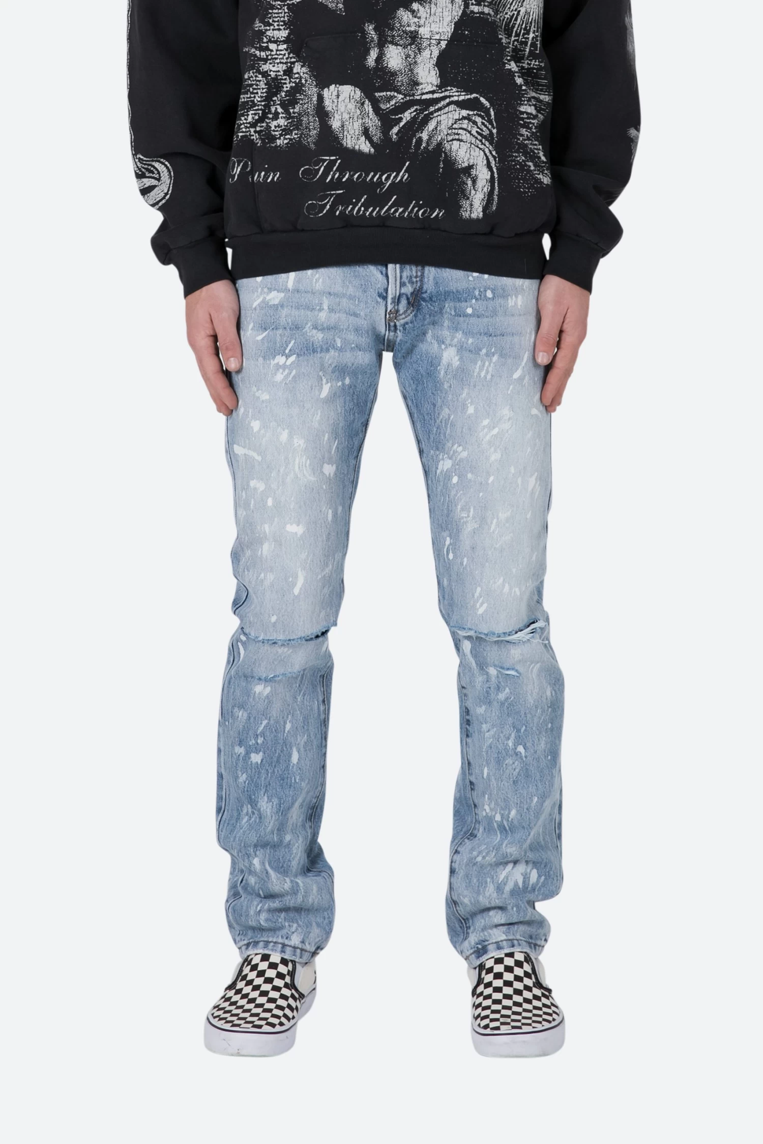 D496 Straight Denim - Blue 3 D496 Straight Denim - Blue