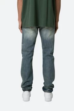 D499 Straight Denim - Blue -clothing D499 Straight Denim Blue 5