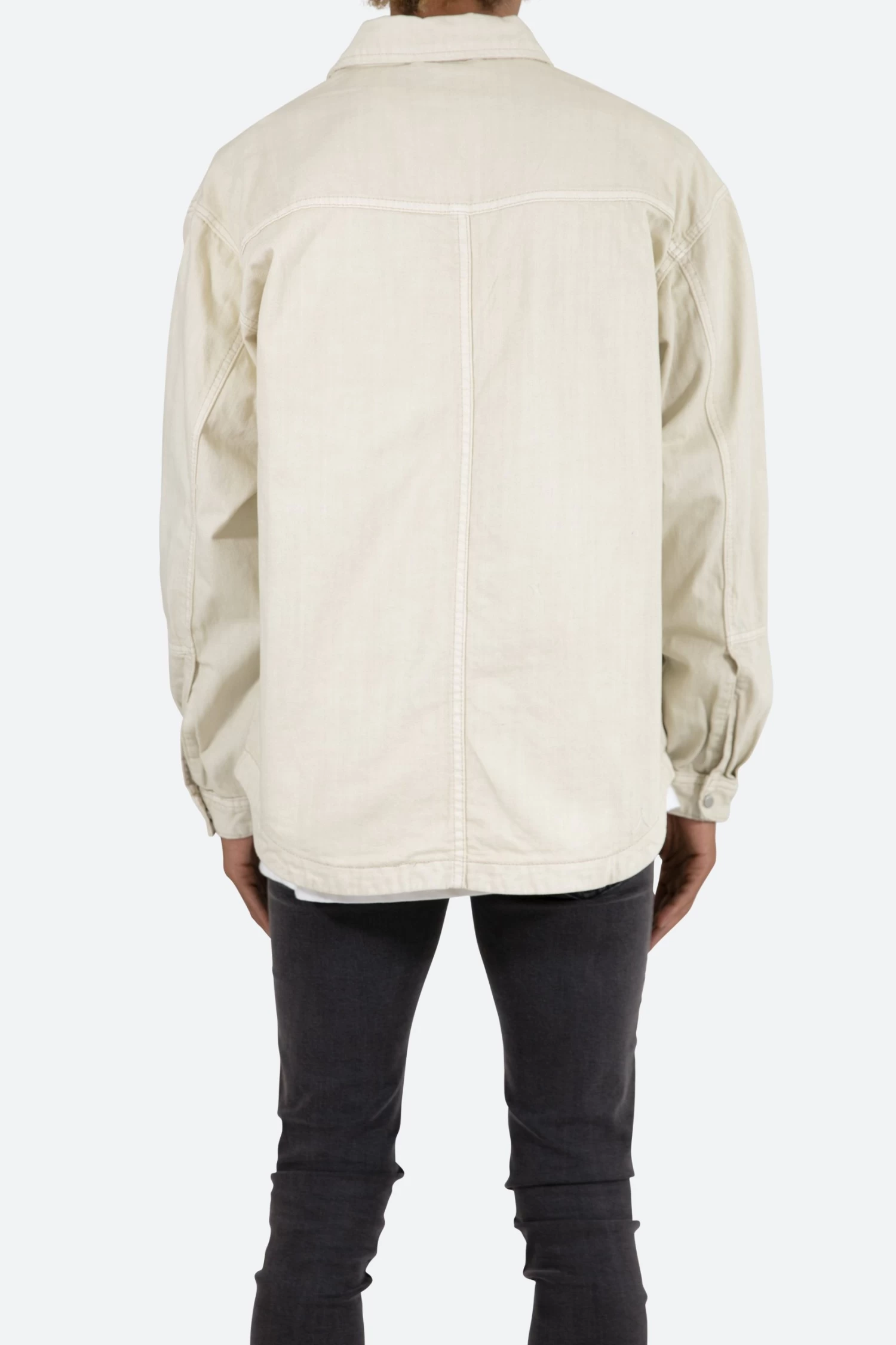 Denim Over Shirt - White 7 Denim Over Shirt - White - Image 5