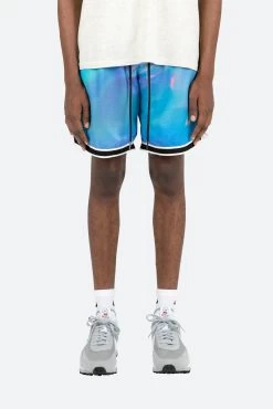 Digital Basketball Shorts - Blue