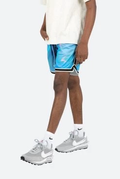 Digital Basketball Shorts - Blue 14 Digital Basketball Shorts - Blue -clothing Digital Basketball Shorts Blue 6
