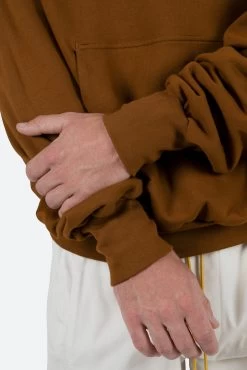 Double Layer Hoodie - Brown -clothing Double Layer Hoodie Brown 7