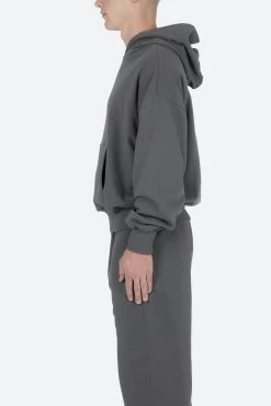 Double Layer Hoodie - Charcoal Grey -clothing Double Layer Hoodie Charcoal Grey 5