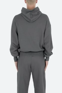 Double Layer Hoodie - Charcoal Grey -clothing Double Layer Hoodie Charcoal Grey 6