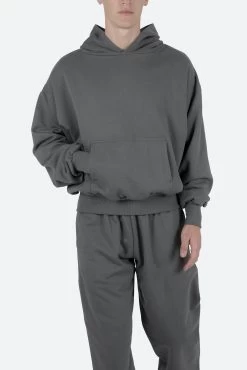 Double Layer Hoodie - Charcoal Grey -clothing Double Layer Hoodie Charcoal Grey 7